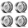 Set 4 22" Gear Off Road 764C Leverage Chrome 22x10 Wheels 6x135 6x5.5 -19mm Rims