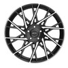 Set 4 18" Motiv 430MB Maestro Gloss Black Machined 18x8 Wheels 5x4.5 5x120 40mm