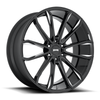 Set 4 DUB S252 Clout 24x10 6x135 Gloss Black Milled Wheels 24" 30mm Truck Rims