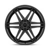 Set 4 DUB S268 Dirty Dog 24x10 6x5.5 All Glossy Black Wheels 24" 25mm Rims