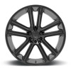 Set 4 26" DUB S256 Flex 26x10 6x5.5 30mm Gloss Black Wheels For Chevy GMC Jeep