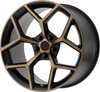 Performance Replicas PR126 20x10 5x120 Black/Bronze Wheel 20" 23mm Rim