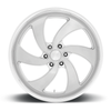 Set 4 US Mag  U134 Desperado 24x10 6x5.5 Silver Milled Diamond Wheels 24" 25