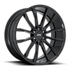 Set 4 24" DUB S253 Clout 24x10 6x135 30mm Gloss Black Wheels For Ford Lincoln