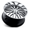 TSW Snetterton 17x8 5x4.5 Hyper Silver W/ Mirror Cut Lip Wheel 17" 40mm Rim