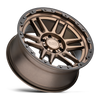 Black Rhino Apache 17x8.5 5x5.0 Matte Bronze Black & Black Bolts Wheel 17" -18mm