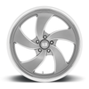 Set 4 US Mag U133 Desperado 22x8.5 5x5 Anthracite Milled Milled Wheels 22" 1mm