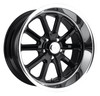 Set 4 US Mag U121 Rambler 18x9.5 5x4.5 Gloss Black Wheels 18" 1mm Rims