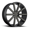 Set 4 DUB  S121 Shot Calla 22x9.5 6x5.5 Matte Black Double Tint Wheels 22" 20mm
