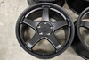 Set 4 18" Motegi MR151 CS5 18x9.5 5x4.5 40mm Wheels Satin Black Rims