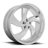 Set 4 US Mag U132 Desperado 22x10.5 5x4.75 Chrome Wheels 22" 1mm Rims