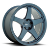 Set 4 18" Motegi MR151 CS5 18x9.5 5x4.5 40mm Wheels Satin Metallic Blue Rims