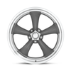 Set 4 American Racing VN215 Classic Torq Thrust II 18x10 5x4.75 Gray Wheels 6mm