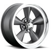 Set 4 US Mag U102 Standard 15x7 5x4.5 Matte Gun Metal Wheels 15" -5mm Rims