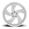 Set 4 US Mag U134 Desperado 24x9 5x4.75 Silver Milled Diamond Wheels 24" 1mm Rim