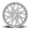 Set 4 DUB S261 G.O.A.T. 24x10 5x115 Silver Brushed Face Wheels 24" 15mm Rims