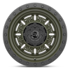 Black Rhino Abrams 17x8.5 6x5.5 Olive Drab Green Wheel 17" 0mm For Nissan Rim