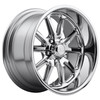 Set 4 US Mag U110 Rambler 15x7 5x4.75 Chrome Plated Wheels 15" 1mm Rims