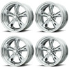 Set 4 American Racing VN615 Torq Thrust II 17x9.5 5x4.75 Chrome Wheels 17" 8mm