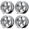Set 4 15" American Racing Vintage VN605 Torq Thrust D 15x8.5 5x4.75 Chrome 25mm