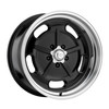 Set 4 American Racing Vintage VN511 Salt Flat 17x8 5x4.75 Black Wheels 17" 0mm