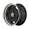 Set 4 American Racing Vintage VN511 Salt Flat 17x8 5x4.75 Black Wheels 17" 0mm