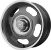 Set 4 17" American Racing VN506 17x7 5x4.75 5x5 0mm Mag Gray Center Polished Rim