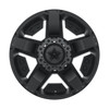 Set 4 17" XD XD811 Rockstar II 17x8 5x5 5x135 Matte Black Wheels 10mm Truck Rims