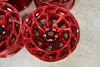 Set 4 XD XD860 Onslaught 20x10 5x5 Candy Red Wheels 20" -18mm Rims