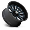 Set 4 XD XD865 Phoenix 20x9 6x5.5 Metallic Blue Milled Black Lip Wheels 20" 0mm
