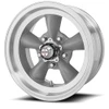 Set 4 American Racing VN105 Torq Thrust D 15x8 5x4.5 Gray Machine Wheels 0mm