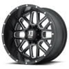 Set 4 XD XD820 Grenade 20x12 5x5 Satin Black Milled Wheels 20" -44mm Rims