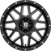 Set 4 XD XD820 Grenade 20x12 5x5 Satin Black Milled Wheels 20" -44mm Rims