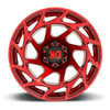 Set 4 XD XD860 Onslaught 20x10 6x5.5 Candy Red Wheels 20" -18mm Rims