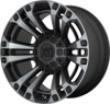 Set 4 XD XD851 Monster 3 20x10 8x170 Satin Black With Gray Tint Wheels 20" -18mm