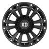 Set 4 XD XD851 Monster 3 20x10 5x5 5x5.5 Satin Black Wheels 20" -18mm Rims