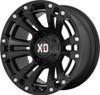 Set 4 XD XD851 Monster 3 20x10 5x5 5x5.5 Satin Black Wheels 20" -18mm Rims