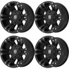 Set 4 XD XD822 Monster II 18x9 8x180 Matte Black Wheels 18" 18mm Rims