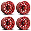 Set 4 XD XD860 Onslaught 20x9 6x5.5 Candy Red Wheels 20" 0mm Rims