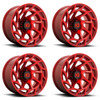 Set 4 XD XD860 Onslaught 20x9 6x135 Candy Red Wheels 20" 0mm Rims