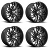 Set 4 XD XD858 Tension 20x10 5x5 Gloss Black Milled Wheels 20" -18mm Rims Set 4 XD XD858 Tension 20x10 5x5 Gloss Black Milled Wheels 20" -18mm Rims