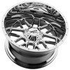 Set 4 Moto Metal MO986 Siege 22x10 6x135 6x5.5 Chrome Wheels 22" 12mm Rims