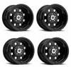 Set 4 15" Vision American Muscle 531 Sport Lite Gloss Black 15x8 5x4.75 Rims 0mm