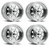 Set 4 15" Vision 531 Sport Lite Polished 15x8 Wheels 4x4.25 (4x108) 0mm Rims