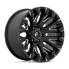 Set 4 Fuel D828 Quake 20x10 6x5.5 Gloss Black Milled Wheels 20" -18mm Rims