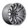 Set 4 Fuel D830 Quake 20x10 6x5.5 Platinum Wheels 20" -18mm Rims