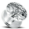 Set 4 20" Vision 360 Sliver Chrome 20x12 Wheels 5x5 (5x127) -51mm Rims