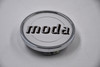 Moda Chrome. White Wheel Center Cap Hub Cap ACI01A+MODA/59 2.5" Moda Snap in