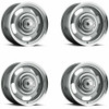 Set 4 18" Vision American Muscle 55 Rally Gunmetal Machined 18x8.5 5x4.5 10mm