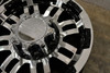 15" Vision 375 Warrior Gloss Black Machined Face Wheel 15x7.5 5x5.5 Rim -12mm